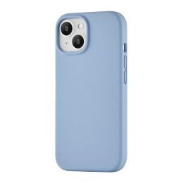 Чехол защитный uBear Touch Mag Case для iPhone 15, MagSafe совместимый, голубой