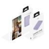 Магнитный кардхолдер uBear Leather Shell, натуральная кожа, фиолетовый