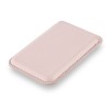 Магнитный кардхолдер uBear Shell, эко-кожа, розовый