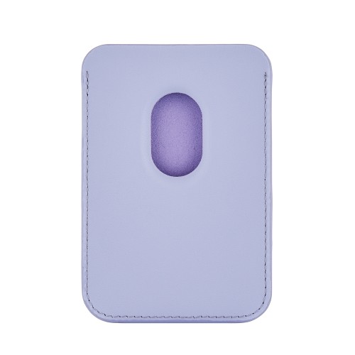 Магнитный кардхолдер uBear Shell, эко-кожа, фиолетовый