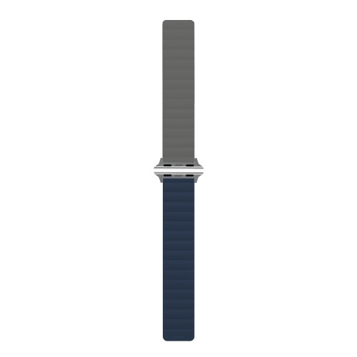 Ремешок uBear Mode для Apple Watch M/L (42, 44, 45, 49 мм), силиконовый, синий/серый