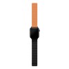 Ремешок uBear Mode для Apple Watch M/L (42, 44, 45, 49 мм), силиконовый, чёрный/оранжевый