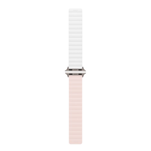 Ремешок uBear Mode для Apple Watch S/M (38, 40, 41 мм), силиконовый, розовый/бежевый