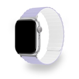 Ремешок uBear Mode для Apple Watch S/M (38, 40, 41 мм), силиконовый, лавандовый/белый