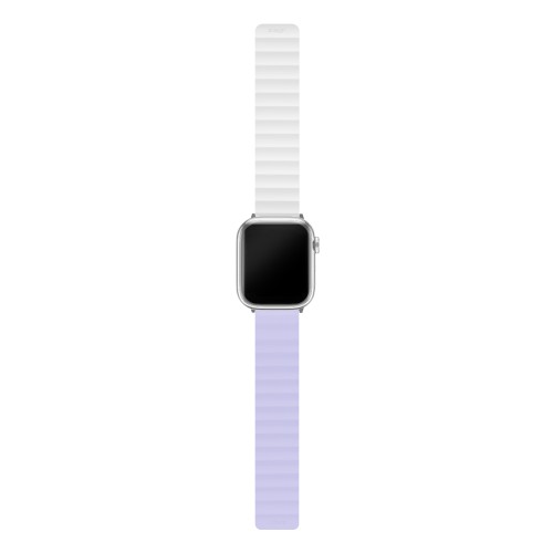Ремешок uBear Mode для Apple Watch S/M (38, 40, 41 мм), силиконовый, лавандовый/белый