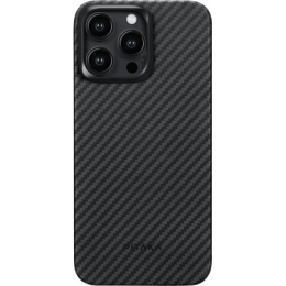 Чехол Pitaka MagEZ Case 4 для iPhone 15 Pro Max (6.7"), кевлар (арамид), черно-серый