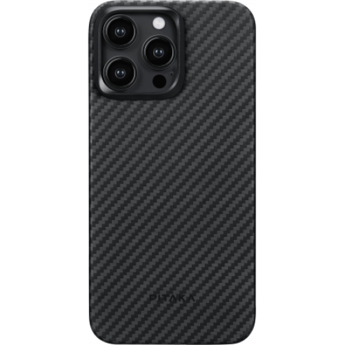 Чехол Pitaka MagEZ Case 4 для iPhone 15 Pro Max (6.7"), кевлар (арамид), черно-серый
