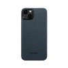 Чехол Pitaka MagEZ Case 4 для iPhone 15 Plus (6.7"), кевлар (арамид), черно-синий