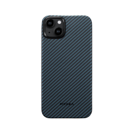 Чехол Pitaka MagEZ Case 4 для iPhone 15 Plus (6.7"), кевлар (арамид), черно-синий