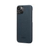 Чехол Pitaka MagEZ Case 4 для iPhone 15 Plus (6.7"), кевлар (арамид), черно-синий