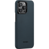 Чехол Pitaka MagEZ Case 4 для iPhone 15 Pro Max (6.7"), кевлар (арамид), черно-синий