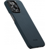 Чехол Pitaka MagEZ Case 4 для iPhone 15 Pro Max (6.7"), кевлар (арамид), черно-синий