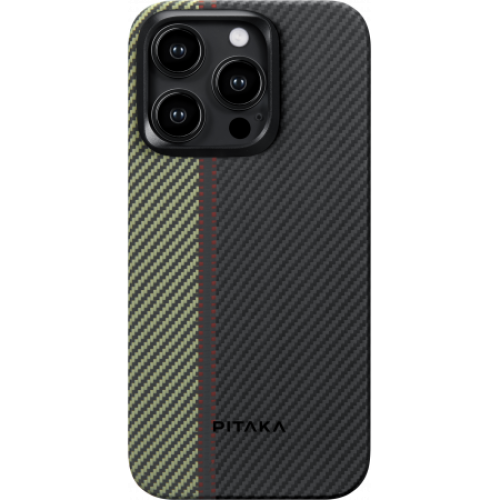 Чехол Pitaka Fusion Weaving MagEZ Case 4 для iPhone 15 Pro Max (6.7"), кевлар (арамид), Overture