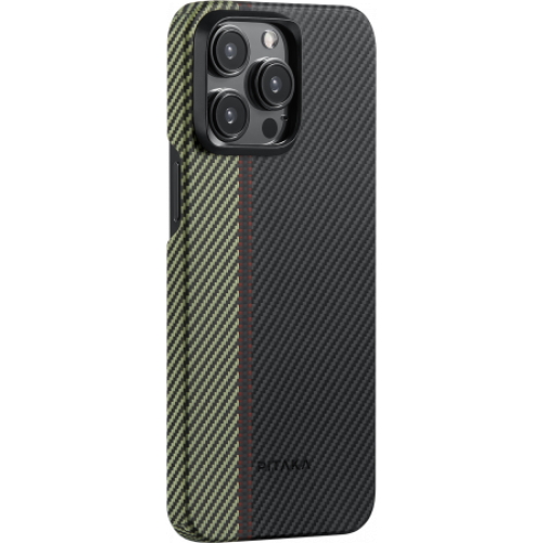Чехол Pitaka Fusion Weaving MagEZ Case 4 для iPhone 15 Pro Max (6.7"), кевлар (арамид), Overture