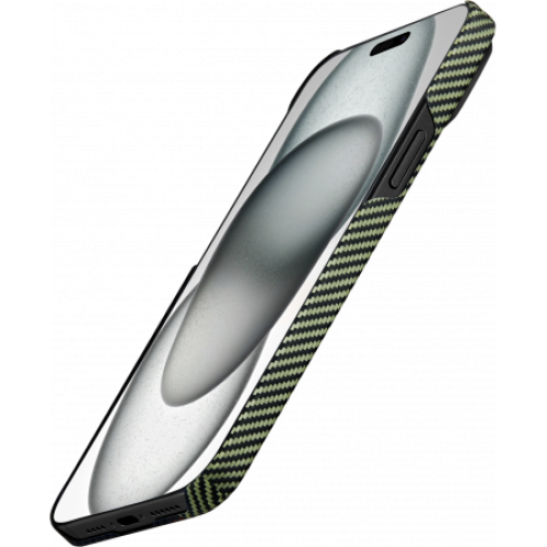 Чехол Pitaka Fusion Weaving MagEZ Case 4 для iPhone 15 Pro Max (6.7"), кевлар (арамид), Overture
