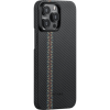 Чехол Pitaka Fusion Weaving MagEZ Case 4 для iPhone 15 Pro Max (6.7"), кевлар (арамид), Rhapsody