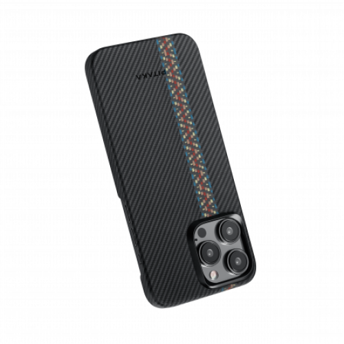 Чехол Pitaka Fusion Weaving MagEZ Case 4 для iPhone 15 Pro Max (6.7"), кевлар (арамид), Rhapsody