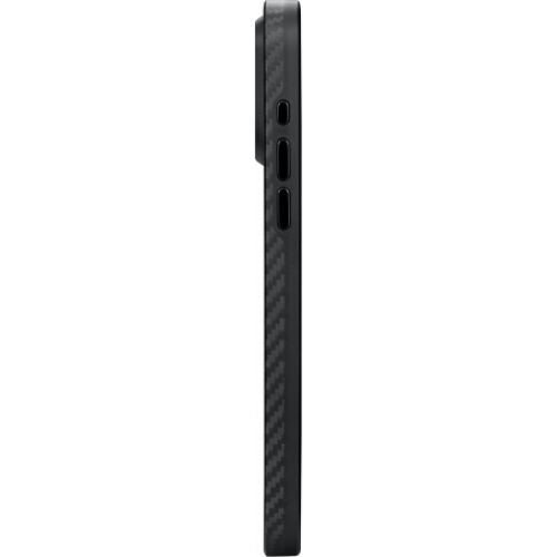 Противоударный чехол Pitaka MagEZ Pro 4 для iPhone 15 Pro (6.1"), кевлар (арамид), черно-серый