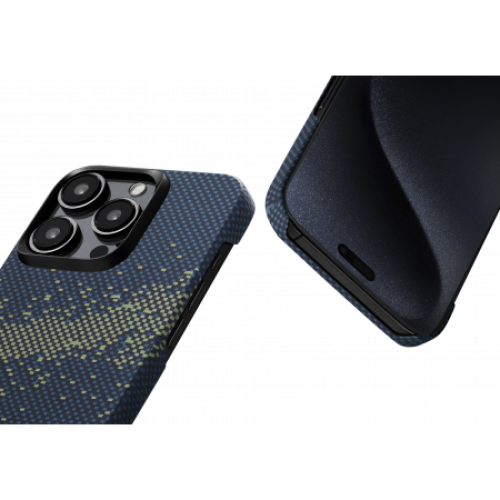 Чехол Pitaka StarPeak MagEZ 4 для iPhone 15 Pro Max (6.7"), кевлар (арамид), Milky Way Galaxy