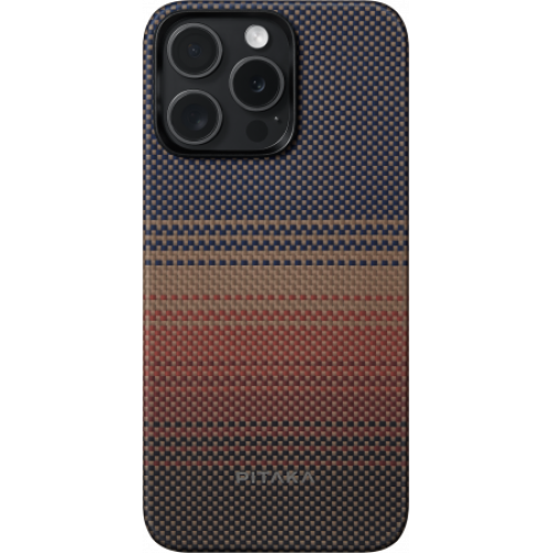 Чехол Pitaka Fusion Weaving MagEZ 5 для iPhone 15 Pro Max, Sunset