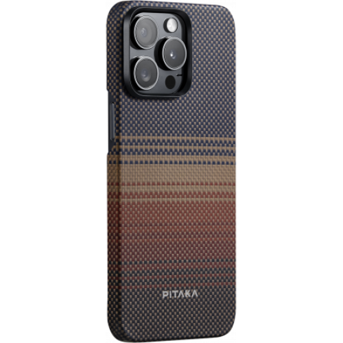 Чехол Pitaka Fusion Weaving MagEZ 5 для iPhone 15 Pro Max, Sunset