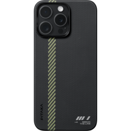 Чехол Pitaka Fusion Weaving MagEZ 5 для iPhone 15 Pro Max, Break the Line