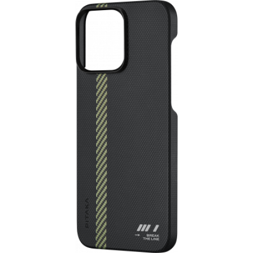 Чехол Pitaka Fusion Weaving MagEZ 5 для iPhone 15 Pro Max, Break the Line
