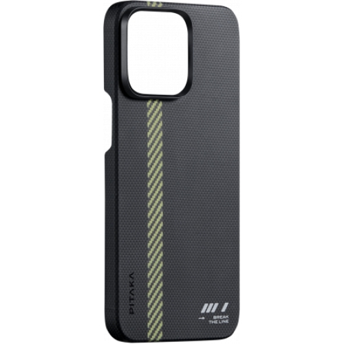 Чехол Pitaka Fusion Weaving MagEZ 5 для iPhone 15 Pro Max, Break the Line