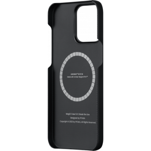 Чехол Pitaka Fusion Weaving MagEZ 5 для iPhone 15 Pro Max, Break the Line