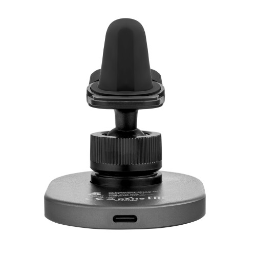 БЗУ Go-Power, совместимое с MagSafe, c креплением на автомобильную решетку, чёрный