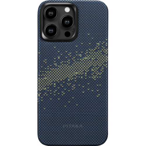 Чехол Pitaka StarPeak MagEZ 4 для iPhone 15 Pro (6.1"), кевлар (арамид), Milky Way Galaxy