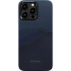 Чехол Pitaka StarPeak MagEZ 4 для iPhone 15 Pro (6.1"), кевлар (арамид), Over The Horizon
