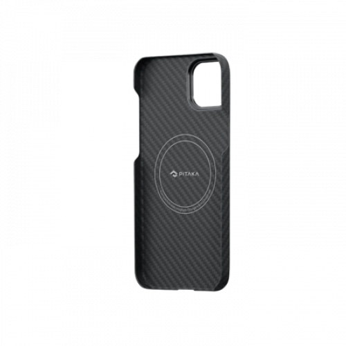 Чехол Pitaka MagEZ Case 3 для iPhone 14 (6.1"), кевлар (арамид), черно-серый