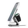 Беспроводное зарядное устройство uBear Balance с поддержкой MagSafe, серый