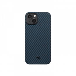 Чехол Pitaka MagEZ Case 3 для iPhone 14 (6.1"), кевлар (арамид), черно-синий
