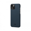 Чехол Pitaka MagEZ Case 3 для iPhone 14 (6.1"), кевлар (арамид), черно-синий