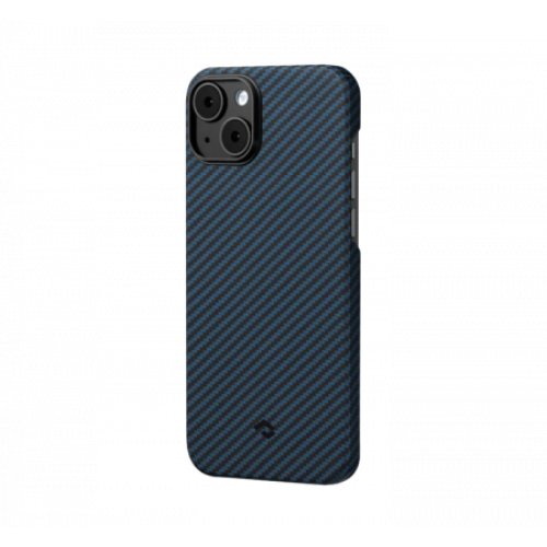 Чехол Pitaka MagEZ Case 3 для iPhone 14 (6.1"), кевлар (арамид), черно-синий