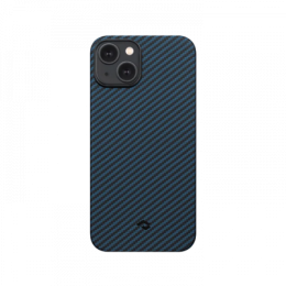 Чехол Pitaka MagEZ Case 3 для iPhone 14 Plus (6.7"), кевлар (арамид), черно-синий