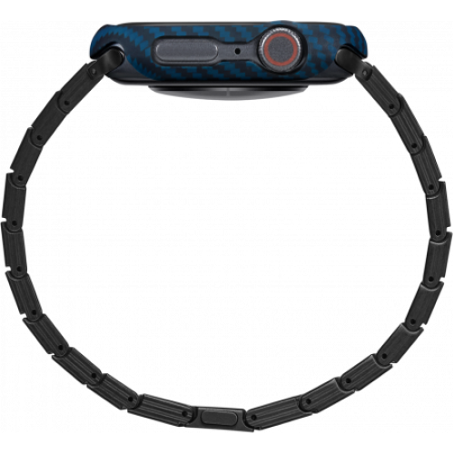 Кевларовый чехол Pitaka для Apple Watch 7/8/9 (45мм), синий