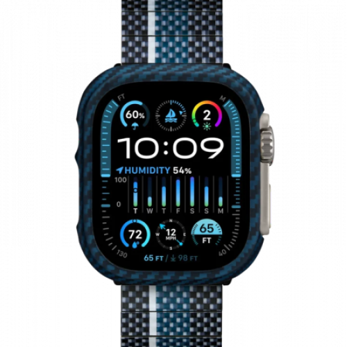 Чехол Pitaka для Apple Watch Ultra 49мм, синий
