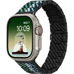 Карбоновый браслет Pitaka для Apple Series 9-1, SE и Ultra 2 / Ultra (38/40/41/42/44/45/49мм), wind