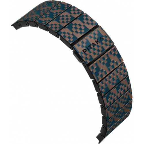 Карбоновый браслет Pitaka для Apple Series 9-1, SE и Ultra 2 / Ultra (38/40/41/42/44/45/49мм), stairs