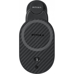 Автомобильный держатель с беспроводной зарядкой Pitaka MagEZ Car Mount Pro 2 - для (Tesla Model 3/Y) iPhone 13/14/15 и Samsung S22/S23/S24