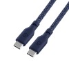 Зарядный кабель uBear Trend, USB-C/USB-С,140Вт, 2,4м, синий