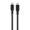 Зарядный кабель uBear Trend, USB-C/Lightning, 60Вт, 2,4м, чёрный