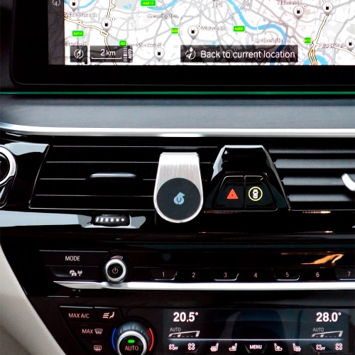 Автомобильный держатель uBear Unit Air Vent Magnetic Car Mount, серебристый