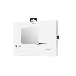 Чехол защитный, uBear Grain Case для MacBook Pro 13 (2019, 2020), белый