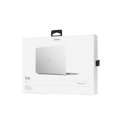 Чехол защитный, uBear Ice Case для MacBook Pro 13 (2019, 2020), белый