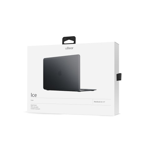 Чехол защитный, uBear Ice Case для MacBook Pro 13 (2019, 2020), чёрный