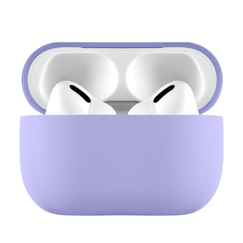 Защитный чехол AirPods Pro 2 Touch Pro Silicone Case, 1,5 мм усиленный, фиолетовый